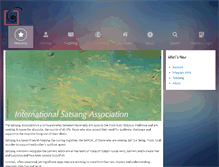 Tablet Screenshot of international-satsang.org